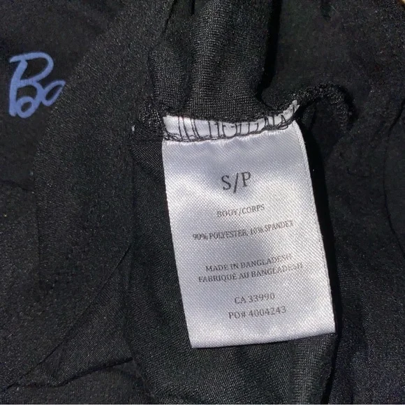 Barbie Retro Black Off-Shoulder Long Sleeve Top - Picture 3 of 10